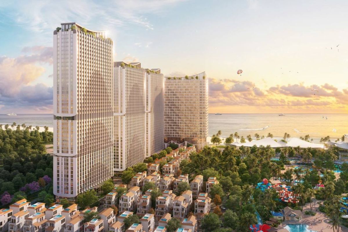 Sun Porta Town Nha Trang đang được xây dựng với tiến độ nhanh và đồng bộ