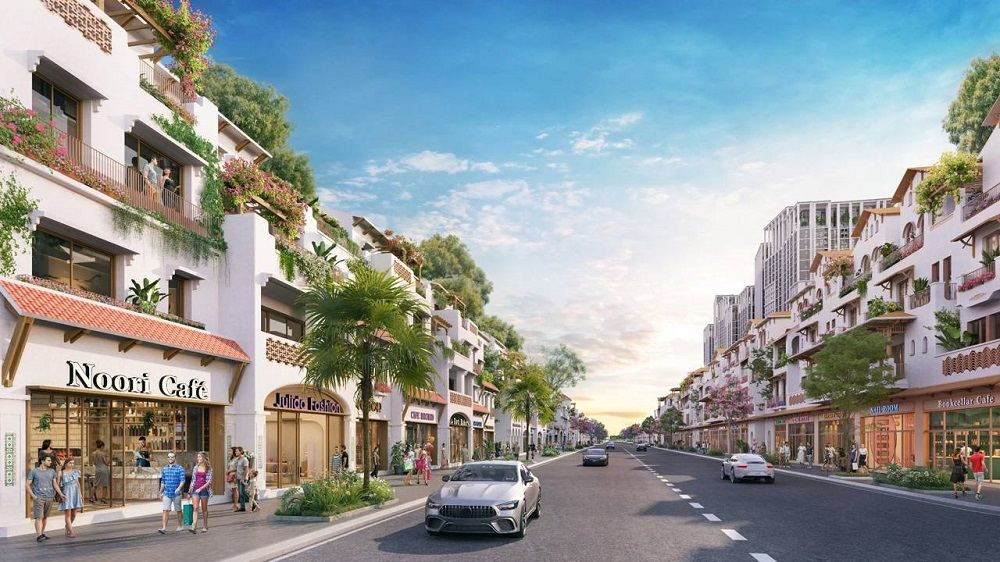 Khu shophouse đa dạng các mặt hàng kinh doanh