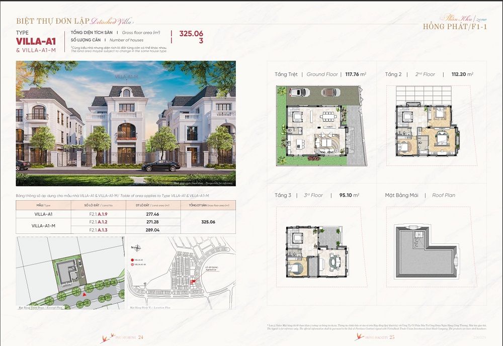 Thiết kế biệt thự đơn lập 4 mặt thoáng mát